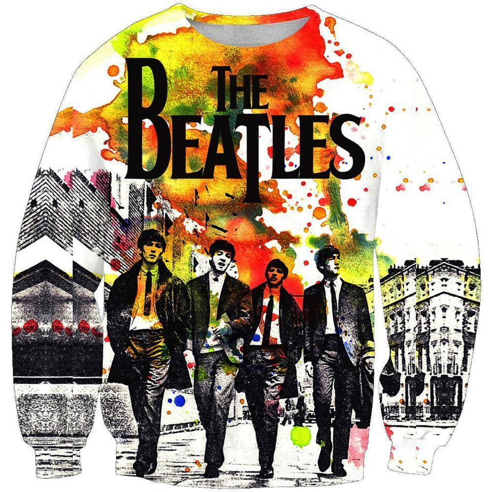 THE BEATLES 3D full over print Hoodie, Sweater, TShirt TS-031