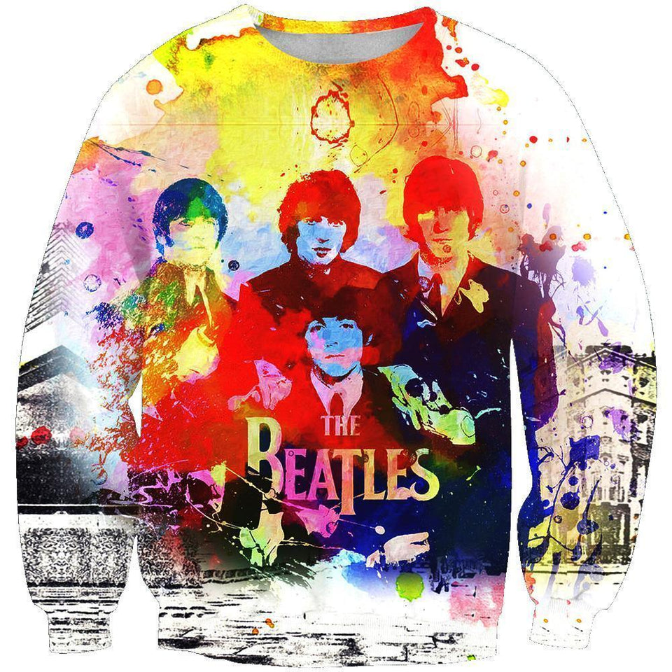 THE BEATLES 3D full over print Hoodie, Sweater, TShirt TS-032