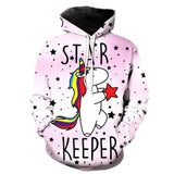 Unicorn 3D full over print Hoodie, Sweater, TShirt TS-050