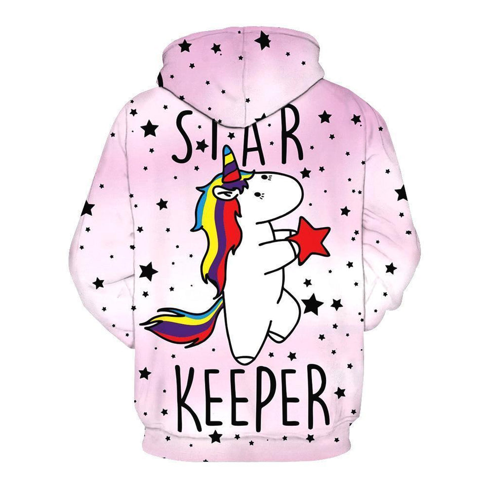 Unicorn 3D full over print Hoodie, Sweater, TShirt TS-050
