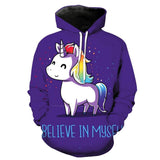 Unicorn 3D full over print Hoodie, Sweater, TShirt TS-054