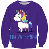 Unicorn 3D full over print Hoodie, Sweater, TShirt TS-054