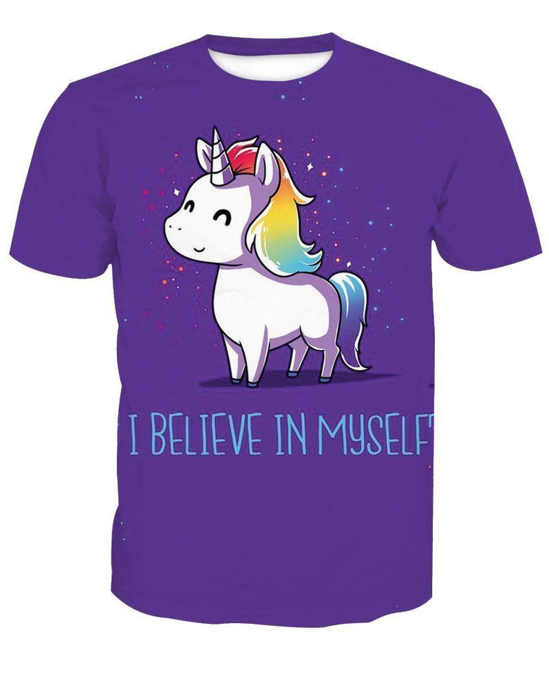 Unicorn 3D full over print Hoodie, Sweater, TShirt TS-054