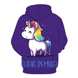 Unicorn 3D full over print Hoodie, Sweater, TShirt TS-054