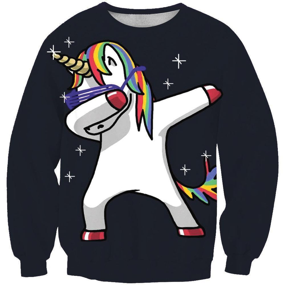 Unicorn 3D full over print Hoodie, Sweater, TShirt TS-053