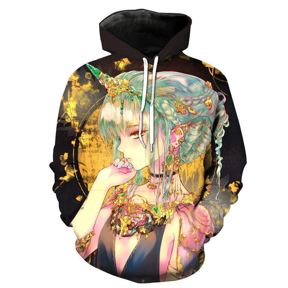 Unicorn 3D full over print Hoodie, Sweater, TShirt TS-052
