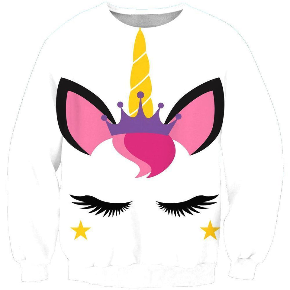 Unicorn 3D full over print Hoodie, Sweater, TShirt TS-048