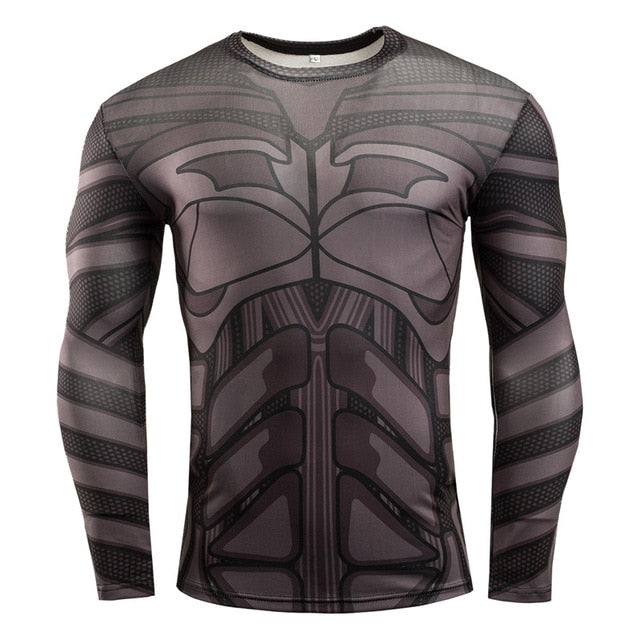 WINTER SOLDIER Compression Shirt for Men (Long Sleeve)