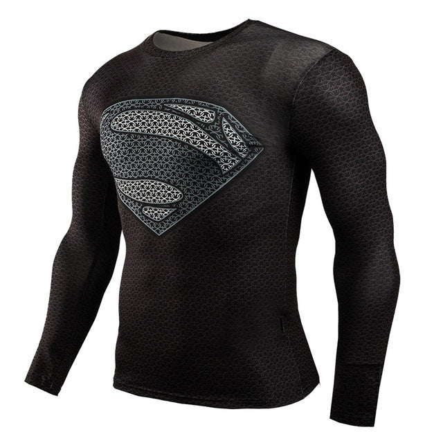 WINTER SOLDIER Compression Shirt for Men (Long Sleeve)