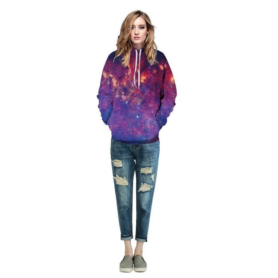 3D Hoodies Men Women Space Galaxy