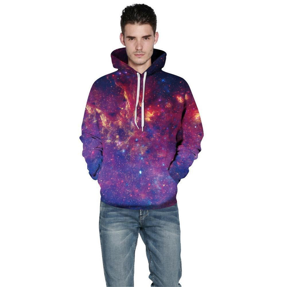 3D Hoodies Men Women Space Galaxy
