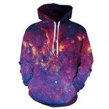 3D Hoodies Men Women Space Galaxy