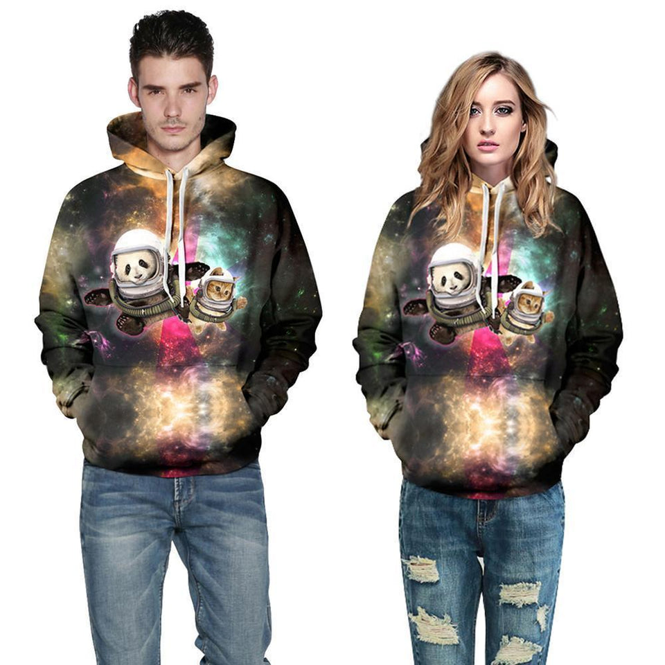 3D Hoodies - Pocket Sweatshirts Casual Long Sleeve Tops Sportswear
