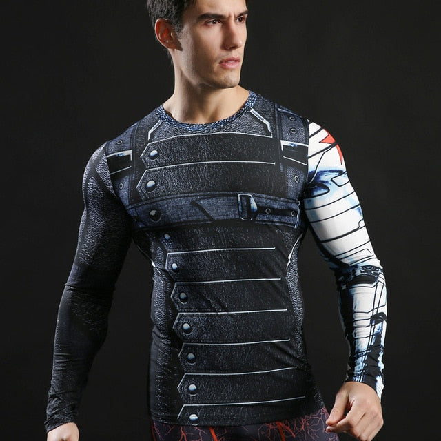 Batman Compression Shirt for Men (Long Sleeve)