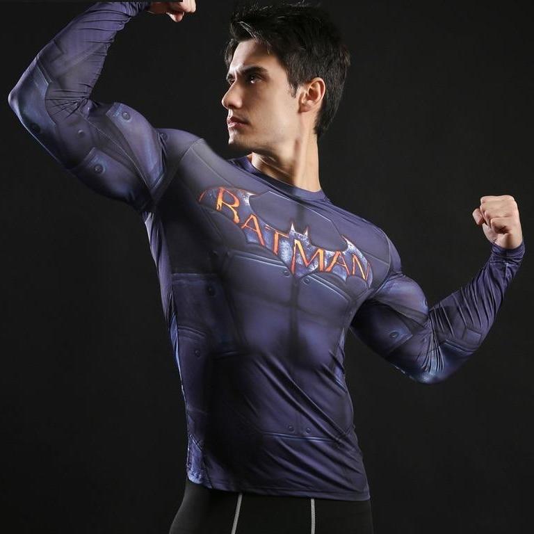 Batman Compression Shirt for Men (Long Sleeve)