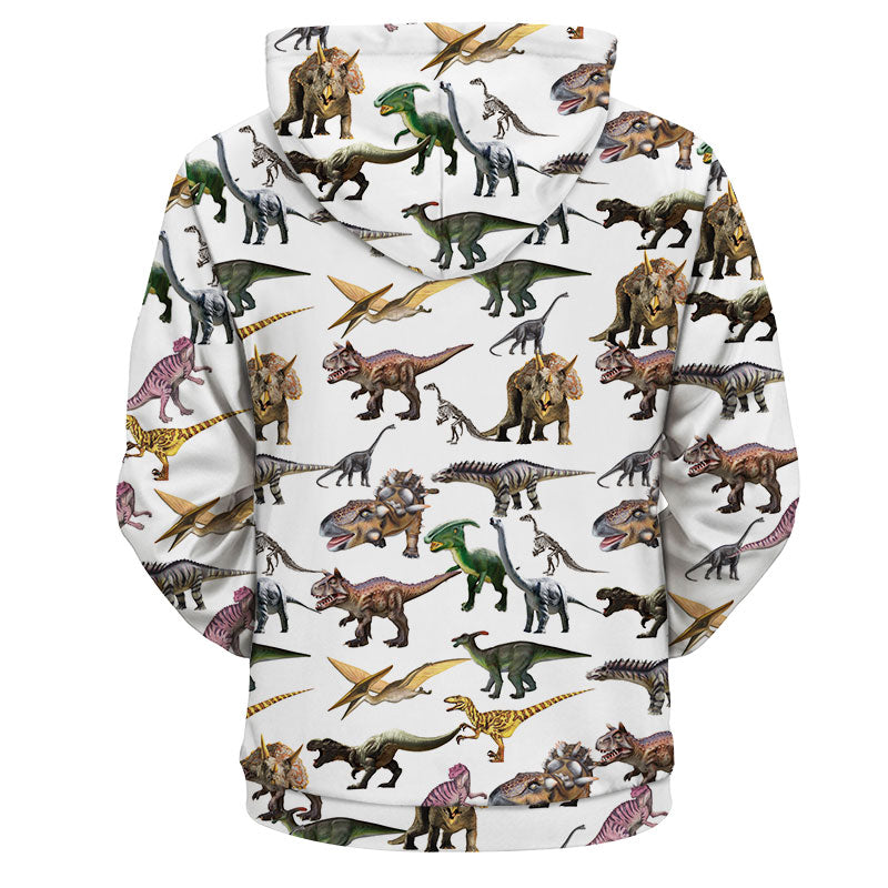 Jurassic Hoodies Fashion New Sweatshirt Dinosaur Tyrannosaurus Velociraptor Pterosaur