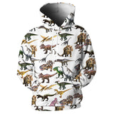 Jurassic Hoodies Fashion New Sweatshirt Dinosaur Tyrannosaurus Velociraptor Pterosaur