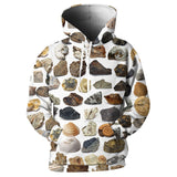 Sweatshirts Men Autumn Winter Hoodies 3D Unisex Tracksuits Print Beach Stone