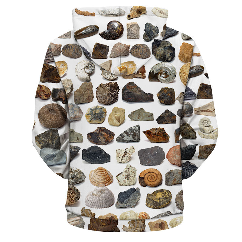 Sweatshirts Men Autumn Winter Hoodies 3D Unisex Tracksuits Print Beach Stone