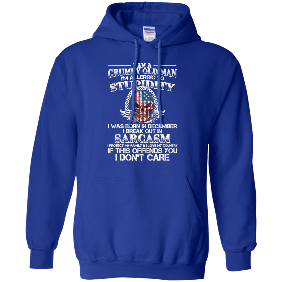 I Am A Grumpy Old Man I Was Born In December Gift T Shirt