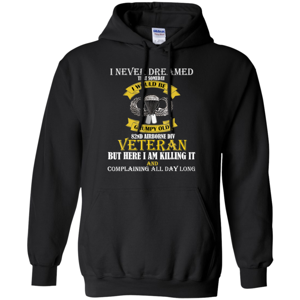Grumpy Old 82nd Airborne Division Veteran T-Shirt Gift Idea