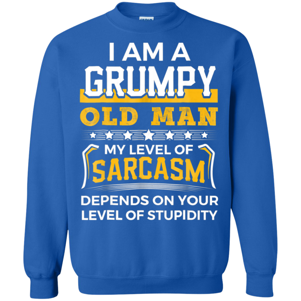 Funny I Am A Grumpy Old Man Sarcasm T-Shirt
