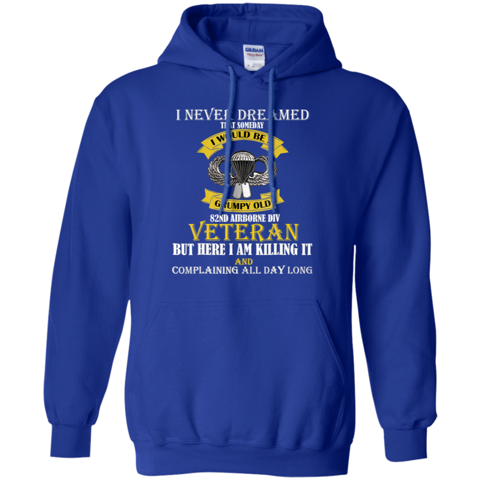 Grumpy Old 82nd Airborne Division Veteran T-Shirt Gift Idea