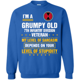 I'm a Grumpy Old 7th Infantry Division Veteran T-Shirt