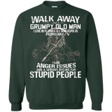 Walk away grumpy old man live Florida & Born February