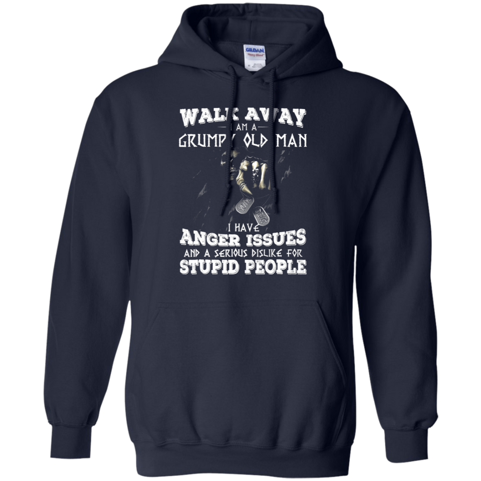 Walk away i am grumpy old man T-shirts