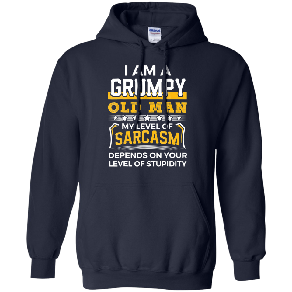 Funny I Am A Grumpy Old Man Sarcasm T-Shirt