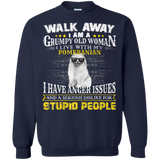 Walk away grumpy old woman with my POMERANIAN T-Shirt