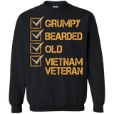 Men's Funny Veteran Shirt Grumpy Old Vietnam Veteran T-shirt Gift