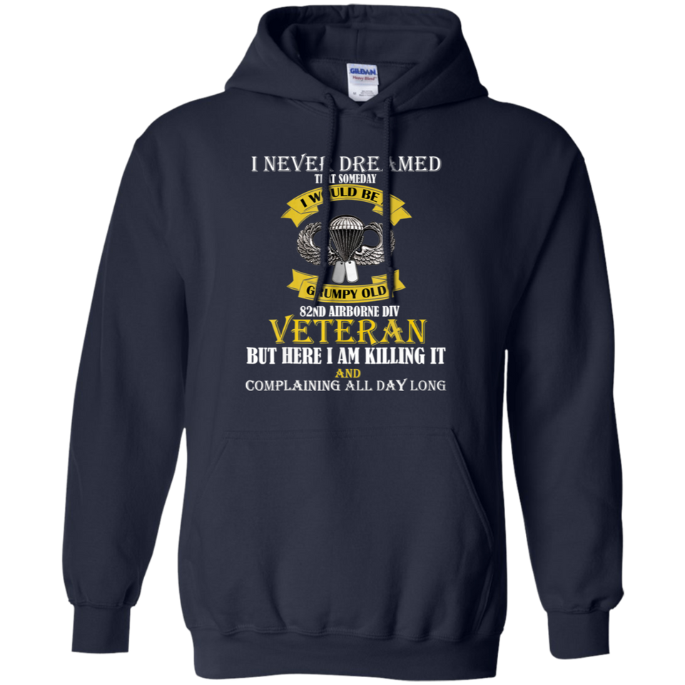 Grumpy Old 82nd Airborne Division Veteran T-Shirt Gift Idea