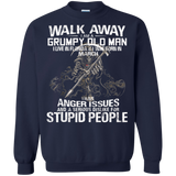 Walk away grumpy old man live Florida & Born March