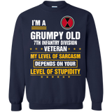 I'm a Grumpy Old 7th Infantry Division Veteran T-Shirt
