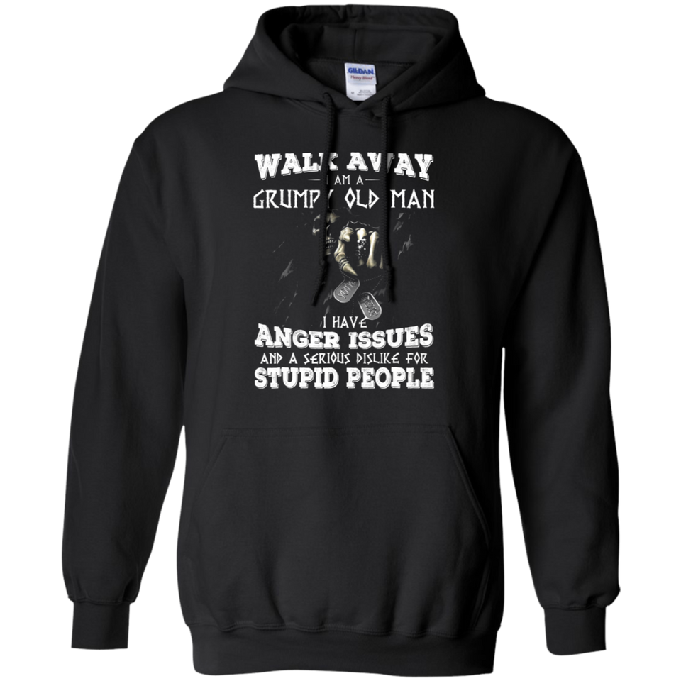 Walk away i am grumpy old man T-shirts