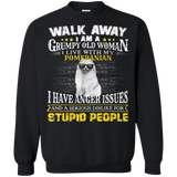 Walk away grumpy old woman with my POMERANIAN T-Shirt