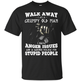Walk away i am grumpy old man T-shirts