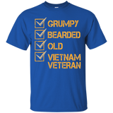 Men's Funny Veteran Shirt Grumpy Old Vietnam Veteran T-shirt Gift