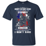 Navy Seabee T-shirt, I Am A Grumpy Old Navy Seabee
