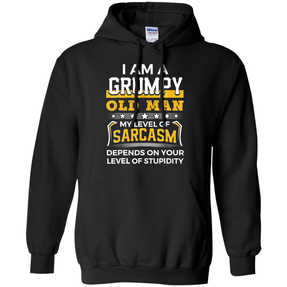 Funny I Am A Grumpy Old Man Sarcasm T-Shirt