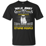 Walk away grumpy old woman with my POMERANIAN T-Shirt