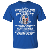 I Am A Grumpy Old Man I Was Born In December Gift T Shirt
