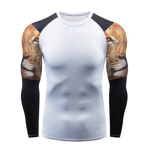 Wolf head Compression Shirt