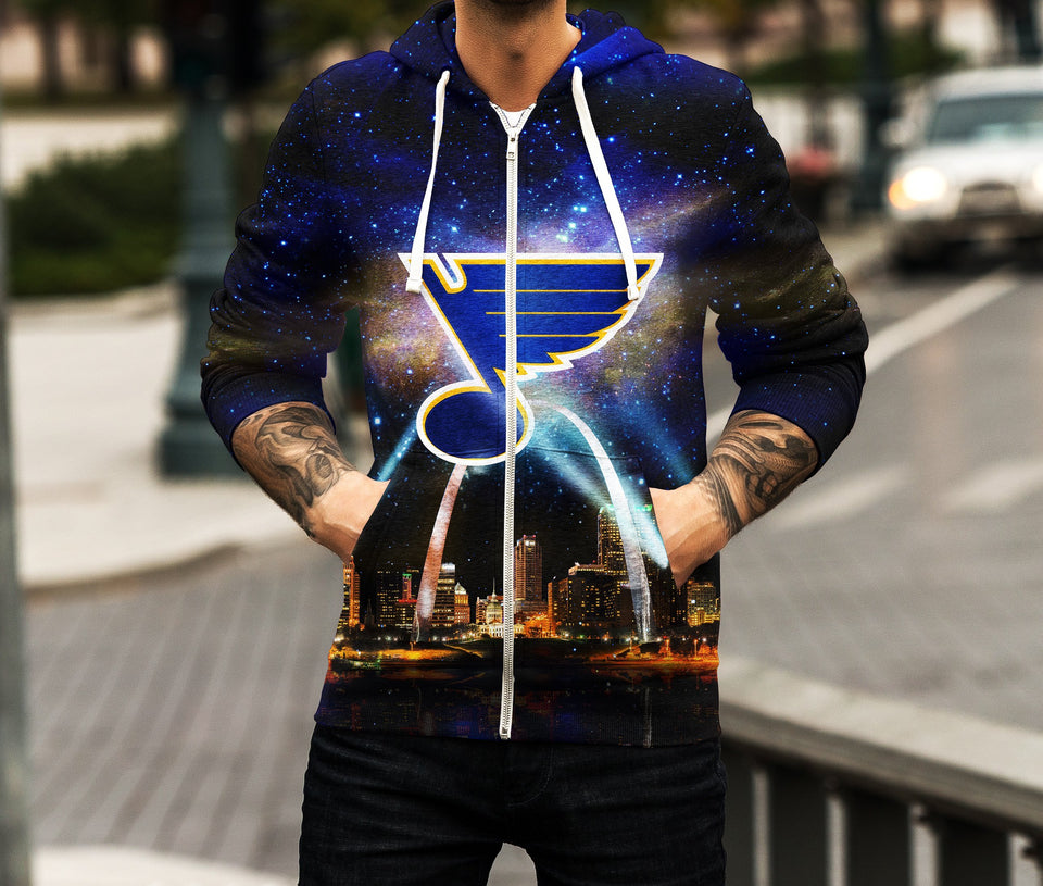 Skyline  St.Louis Blues 3D full over print Hoodie, Sweater, TShirt RC-015