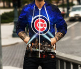 Cubs Skyline 3D full over print Hoodie, Sweater, TShirt RC-042