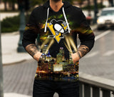 Skyline Pittsburgh Penguins 3D full over print Hoodie, Sweater, TShirt RC-020