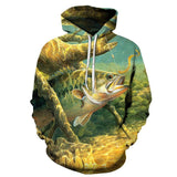 Fish Hoodies Sweatshirts Men 3d Pullover Funny Print