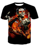 Rock Zombie 3D full over print Hoodie, Sweater, TShirt LK-156